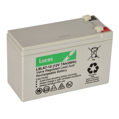 Lucas 12v 7ah sealed - lucas, acid