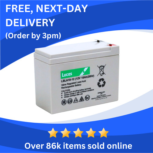 12v 10ah rechargeable sealed - 10ah,