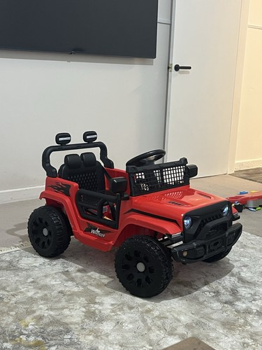 Kids 12v electric ride jeep - kids,