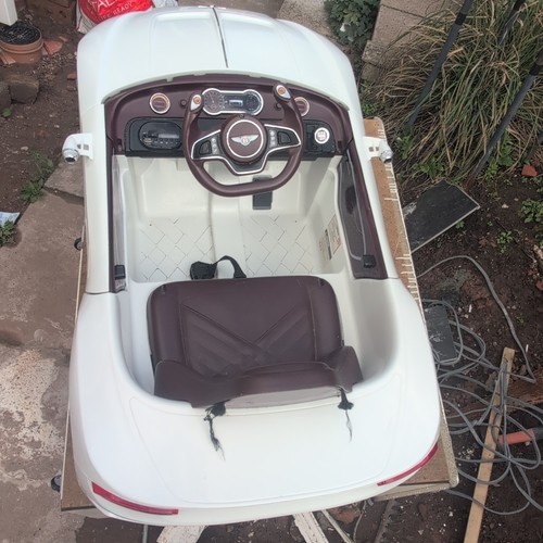 White electric battery powered - electric,